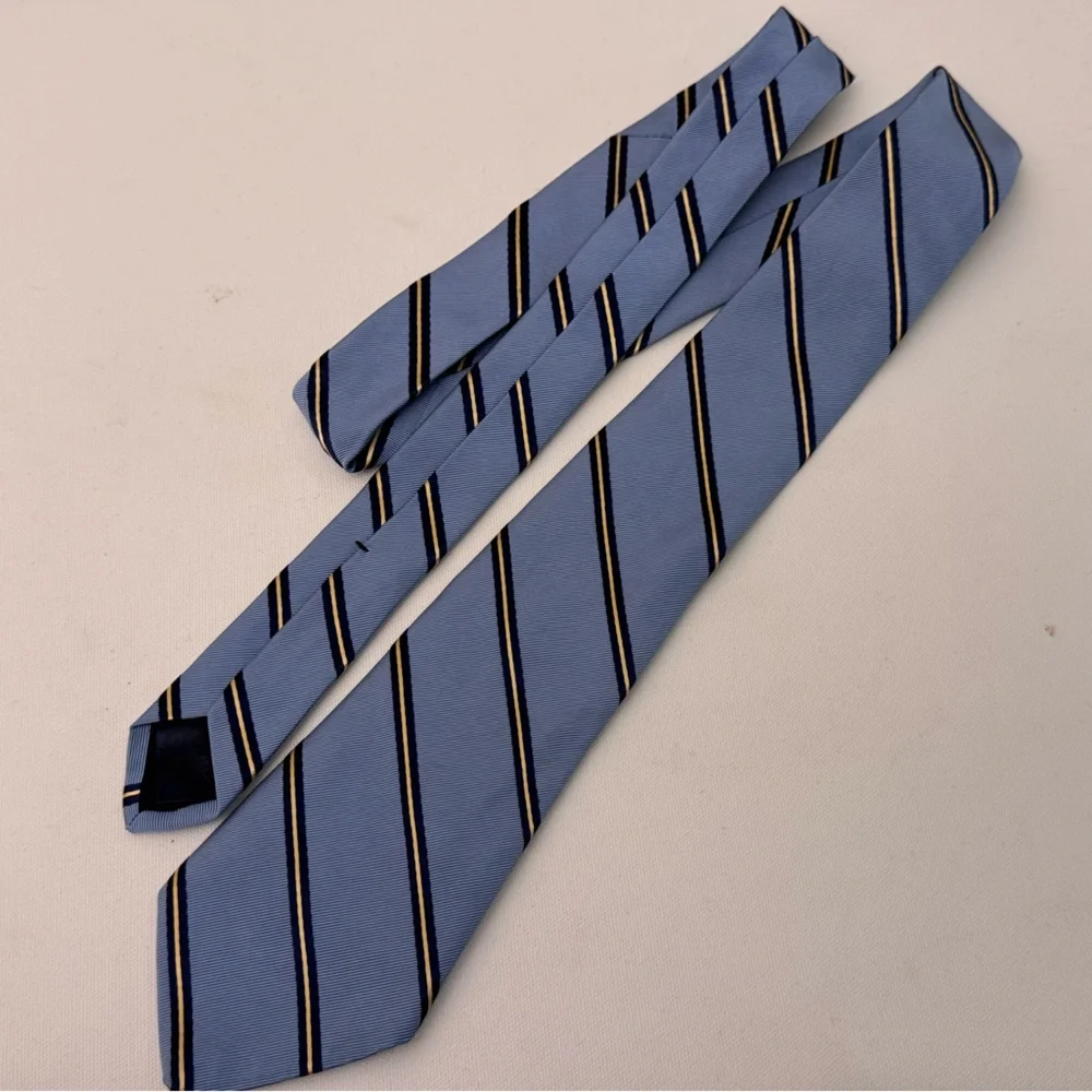 Brooks Brothers Kids Blue Striped Tie
